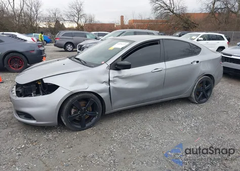 2015 Dodge Dart Sxt из США, поврежденный, VIN 1C3CDFBB0FD125296